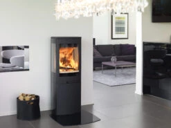 Kaminofen Nordpeis DUO 4 Schwarz, 5 KW -Sica Heizung Geschaft 99979b16659d462210601ba3fe7a1cdc