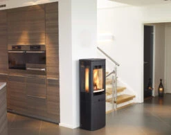 Kaminofen Nordpeis DUO 4 Schwarz, 5 KW -Sica Heizung Geschaft 9d1847062351c7cd51d4597648cfb535