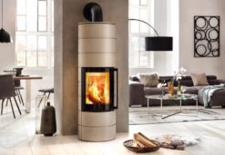 Kaminofen Spartherm AMBIENTE A4 H2O, 8 KW -Sica Heizung Geschaft a4 perle milieu 02 2017 print