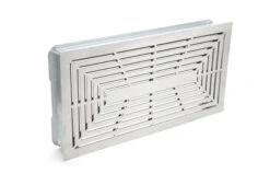 Design Lüftungsgitter 45 X 23 Cm Mit Einbaurahmen Weiß - Weiß -Sica Heizung Geschaft a71df32573487685eca29c5e3baf0fbf