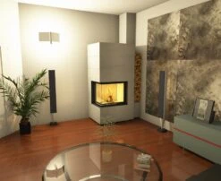 Kaminbausatz Brunner Systemkamin BSK 02 Eck Kamin Links Schiebetür, 11 KW -Sica Heizung Geschaft addb50daeeb1915d3c715461cd6af824