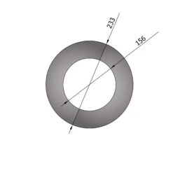 Wandrosette Stahl Randbreite 30 Mm Hellgrau -Sica Heizung Geschaft b49e1d54cb143779b32a81f60b6a64cb