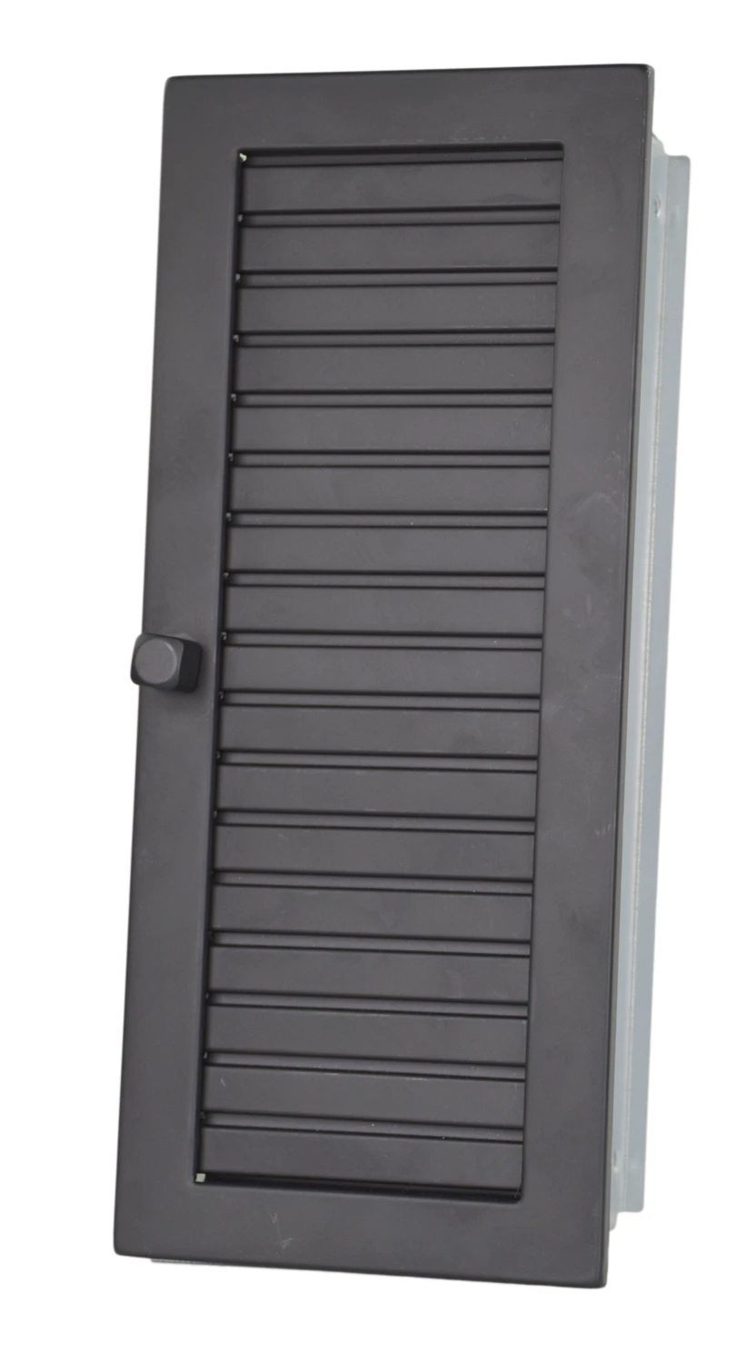 Warmluftgitter Hochkant Schwarz 4 Warmluftgitter Hochkant Schwarz – Bild 2