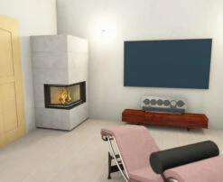 Kaminbausatz Brunner Systemkamin BSK 02 Eck Kamin Rechts Schiebetür, 11 KW -Sica Heizung Geschaft bsk02 45 01cix2fgpv5dblx