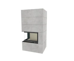 Kaminbausatz Brunner Systemkamin BSK 02 Eck Kamin Rechts Schiebetür, 11 KW -Sica Heizung Geschaft bsk02 45 04usy28qwl68pd7