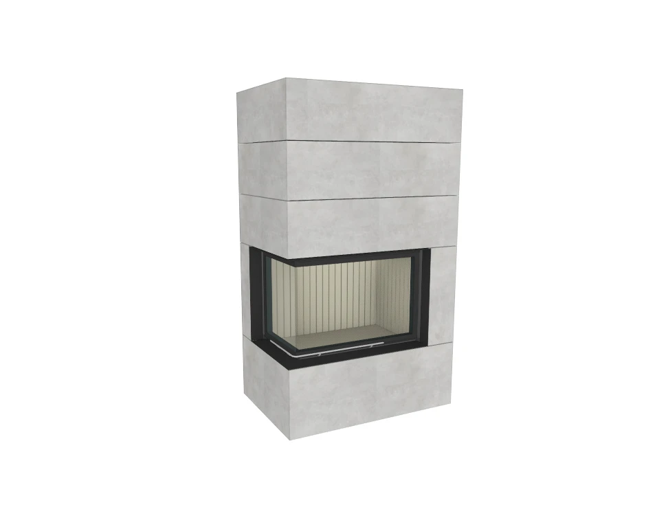 Kaminbausatz Brunner Systemkamin BSK 03 Eck Kamin Rechts Schiebetür, 12 KW 3 Kaminbausatz Brunner Systemkamin BSK 03 Eck Kamin Rechts Schiebetür, 12 KW