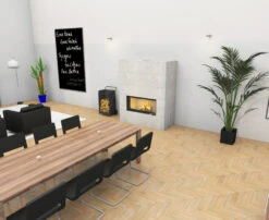 Kaminbausatz Brunner Systemkamin BSK 06 Architektur Kamin Schiebetür, 14 KW -Sica Heizung Geschaft bsk06 01jfr66f4gmyrip