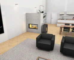 Kaminbausatz Brunner Systemkamin BSK 06 Architektur Kamin Tunnel, 14 KW -Sica Heizung Geschaft bsk06t 02qfu0csofuewxi