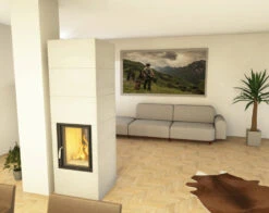 Kaminbausatz Brunner Systemofen BSO 02 Tunnel HKD 2.2 DF, 9 KW -Sica Heizung Geschaft bso02t 03yamnbcsfe4iaq