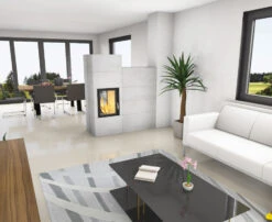 Kaminbausatz Brunner Systemofen BSO 03 Tunnel HKD 2.2 DF, 9 KW -Sica Heizung Geschaft bso03t 01mweflqvb0wiyb