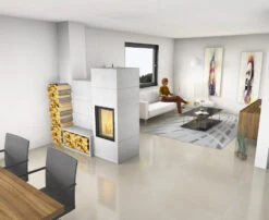 Kaminbausatz Brunner Systemofen BSO 03 Tunnel HKD 2.2 DF, 9 KW -Sica Heizung Geschaft bso03t 02nwsfikoptt6ki