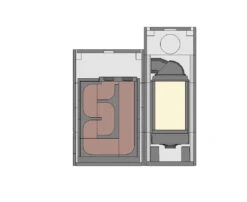 Kaminbausatz Brunner Systemofen BSO 03 Tunnel HKD 2.2 DF, 9 KW -Sica Heizung Geschaft bso03t speicher01lasyqktqffcgp