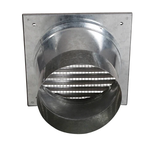 Außenluftgitter 23 X 23 Cm Edelstahl Mit Anschlussstutzen 6 Außenluftgitter 23 X 23 Cm Edelstahl Mit Anschlussstutzen – Bild 4