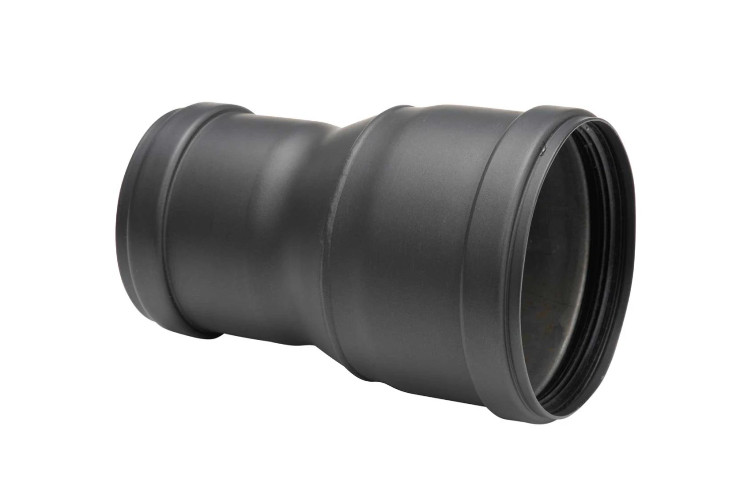 Steckverbinder, Reduzierung, Steckende-Steckende Für Pelletrohr Schwarz 4 Steckverbinder, Reduzierung, Steckende-Steckende Für Pelletrohr Schwarz – Bild 2
