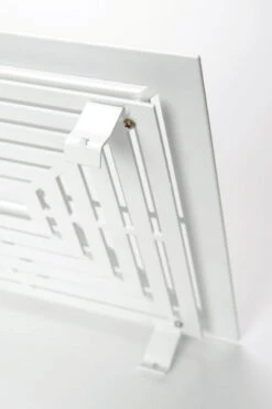 Design Lüftungsgitter 45 X 23 Cm Mit Einbaurahmen Weiß - Weiß -Sica Heizung Geschaft e17a9799193379b8e058c129b9eaf64b