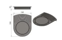 Rost Topplatte TermaTech TT20, Schwarz -Sica Heizung Geschaft eaf1c2290d93f0671d1db47872710ba5