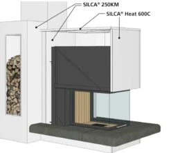 Kaminbauplatte Silca Heat®600C, 1000 X 625 X 35 Mm -Sica Heizung Geschaft f26357b6d22298e9e59728ac9b1a5a95