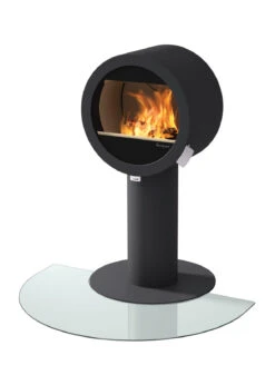 Kaminofen Nordpeis ME Sockel 5,8 KW Schwarz -Sica Heizung Geschaft nordpeis kaminofen me sockel schwarz mit vorlegeglasplatte gross 00axpskllq9u0vd