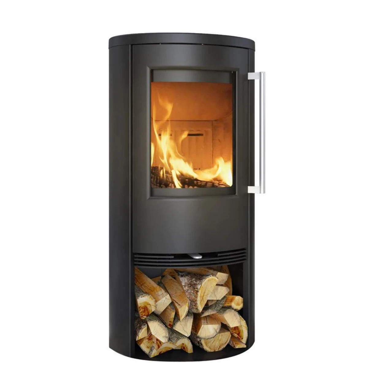 Kaminofen TermaTech TT21RS Black Schwarz Lackierter Stein, 5 KW 3 Kaminofen TermaTech TT21RS Black Schwarz Lackierter Stein, 5 KW