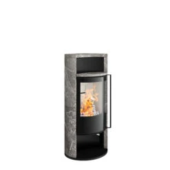 Kaminofen Spartherm SINO CITY, 5 KW -Sica Heizung Geschaft sino city nero speckstein feuer