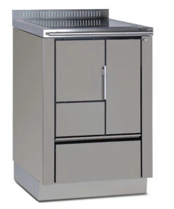 Holzherd Greithwald Tyrola TRA 60, 6 KW -Sica Heizung Geschaft tr a60 edelstahl