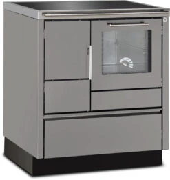 Holzherd Greithwald Tyrola TRB 75, 7 KW -Sica Heizung Geschaft tr b75 edelstahl