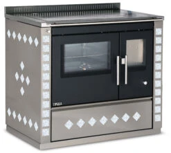 Holzherd Greithwald Tyrola TRC 95, 8 KW -Sica Heizung Geschaft tr c95 edelstahl serpentinot1f01plbjf9ix