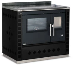 Holzherd Greithwald Tyrola TRC 95, 8 KW -Sica Heizung Geschaft tr c95 schwarz schwarz4pfs19wfe4i1b