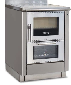 Holzherd Greithwald Tyrola TRF 60, 6 KW -Sica Heizung Geschaft trf 60 edelstahl