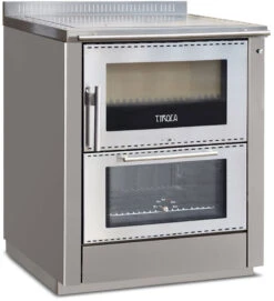 Holzherd Greithwald Tyrola TRF 80 D, 7 KW -Sica Heizung Geschaft trf 80 d edelstahl