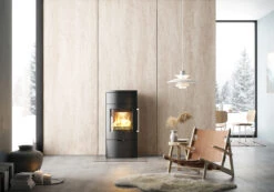 Kaminofen TermaTech TT80 Schwarz, 5,5 KW 7 Kaminofen TermaTech TT80 Schwarz, 5,5 KW -Sica Heizung Geschaft tt80 black