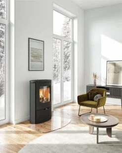 Kaminofen TermaTech TT80RL Schwarz, 5,5 KW 9 Kaminofen TermaTech TT80RL Schwarz, 5,5 KW -Sica Heizung Geschaft tt80rl